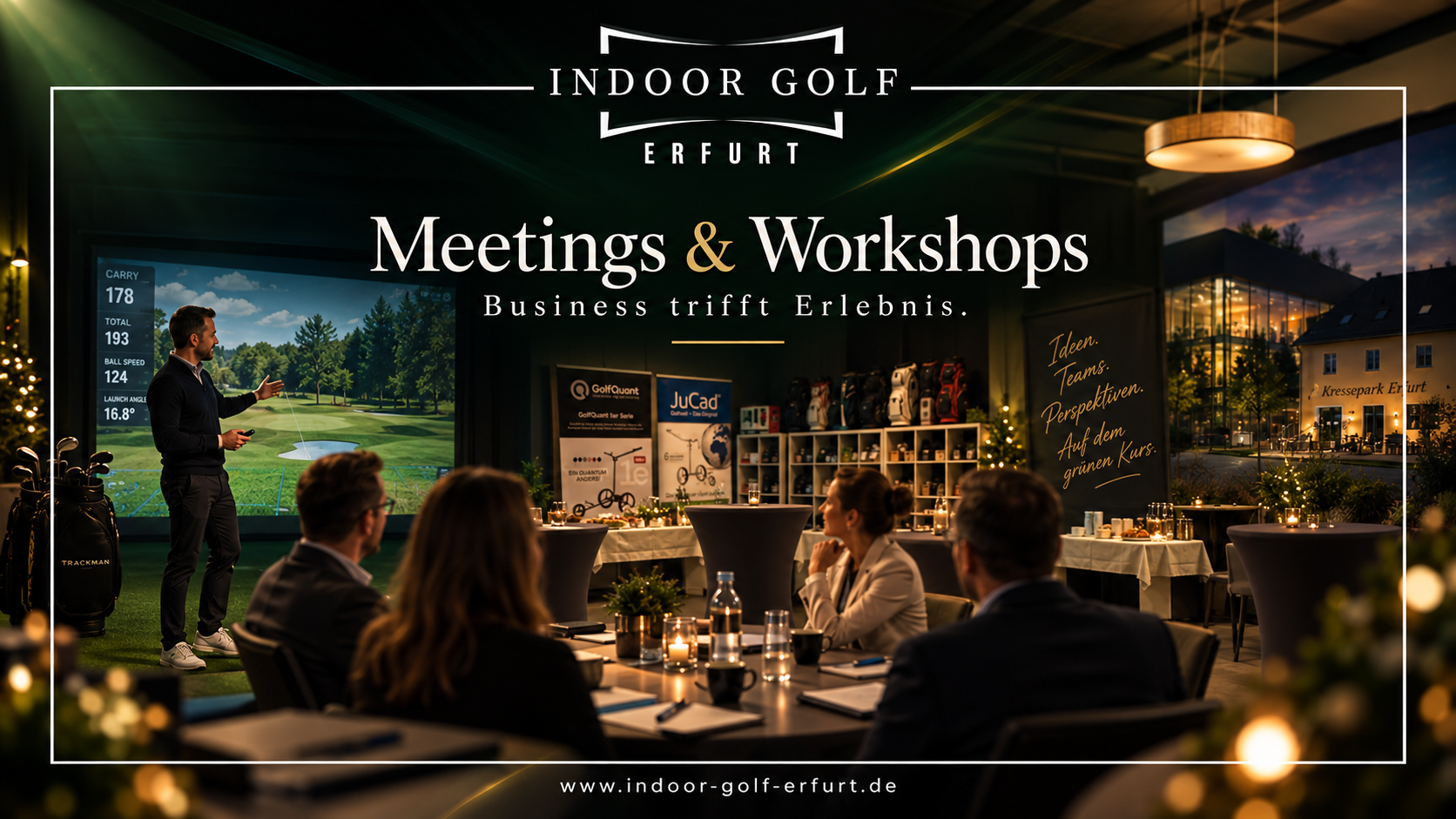 Eventmotiv: Meetings & Business Golf im Indoor Golf Erfurt