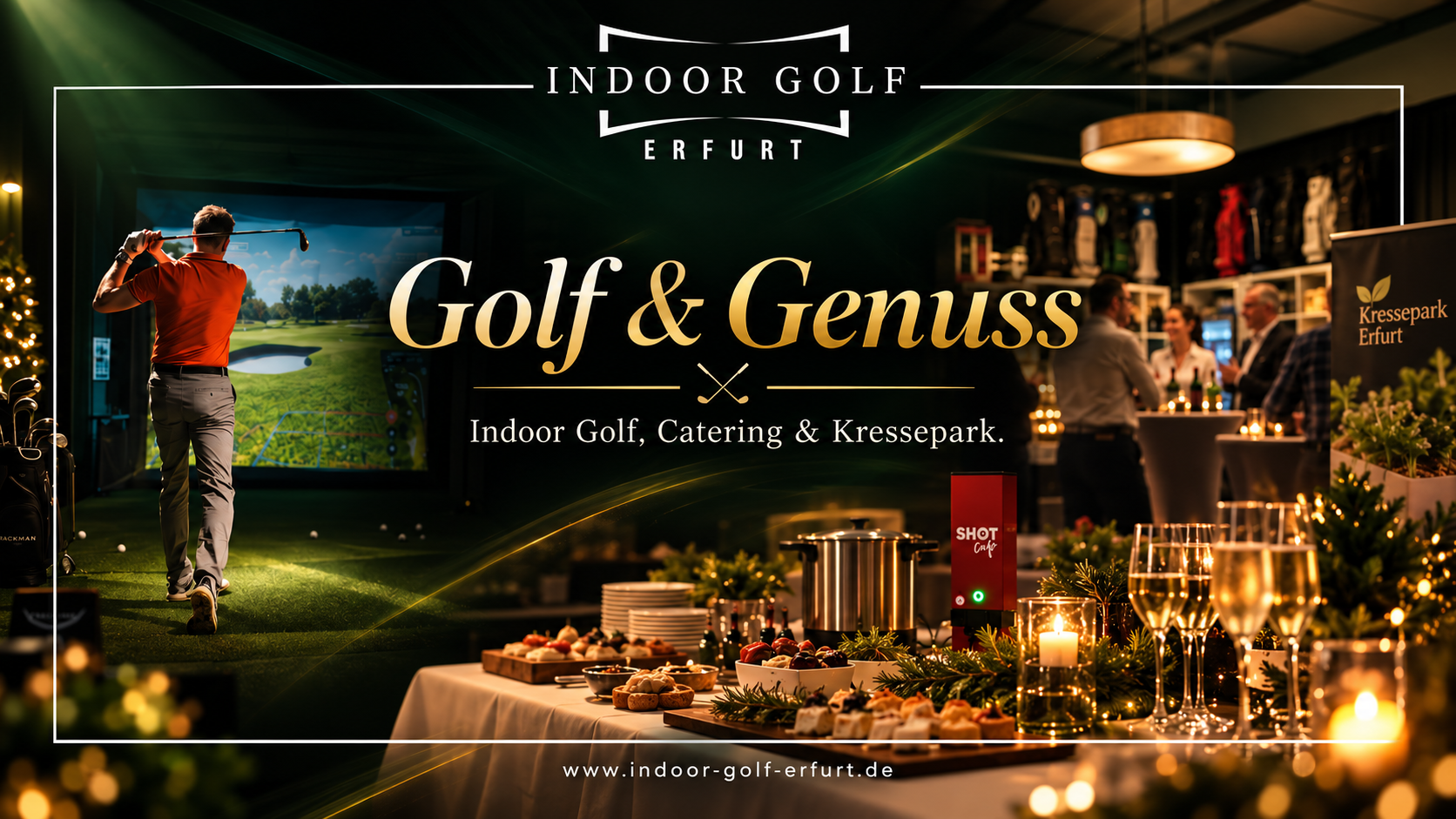 Golf und Genuss im Indoor Golf Erfurt